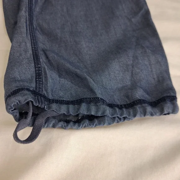 Lululemon Post Power Crop Pants Cadet Blue Size 6 Tencel W6C48S Yoga Active - Picture 11 of 11